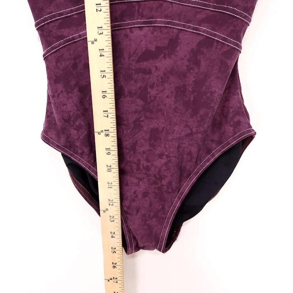 Magicsuit One Piece Swimsuit Size 6 Halter Top Padded Bathing Suit Purple USA - Picture 9 of 15